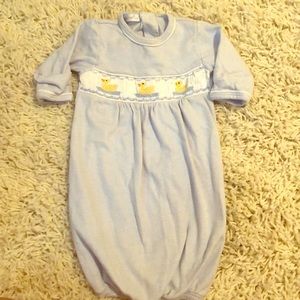 Baby’s smocked nightgown